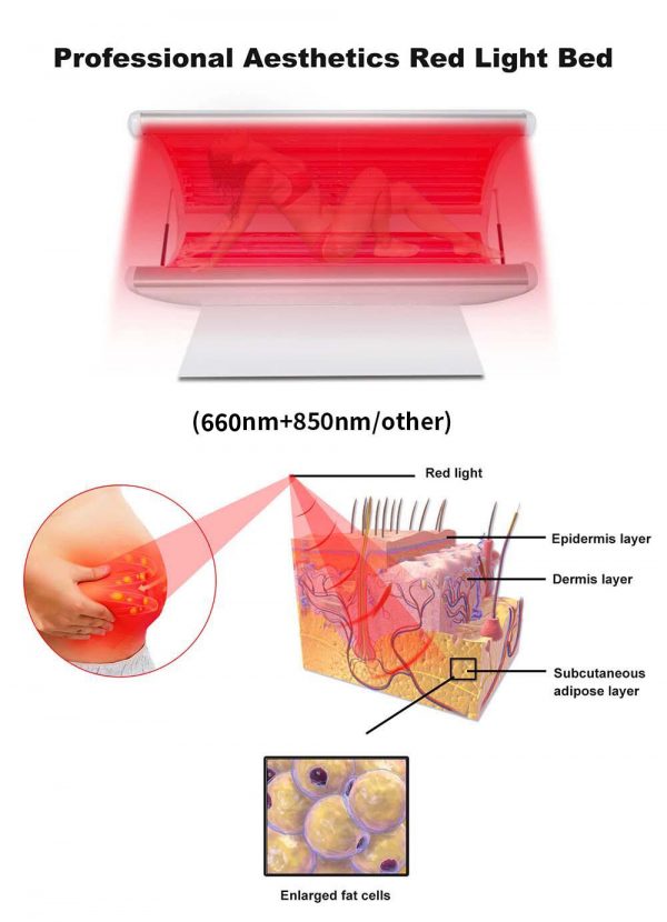Red Light Squared Bed - Image 12